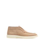 Santoni Stiliga Ankelboots Beige, Herr