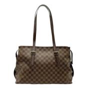 Louis Vuitton Vintage Pre-owned Canvas louis-vuitton-vskor Brown, Dam