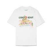 Casablanca Poolside T-shirt White, Herr