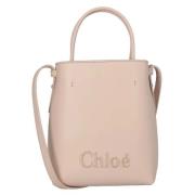 Chloé Laeder totevskor Beige, Dam