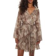 Guess Mini Cheetah Print Klänning Beige, Dam