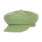 Kangol Ull Spitfire Oil Green Flat Cap Green, Herr