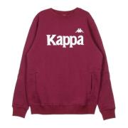 Kappa Stilren Crewneck Sweatshirt i Violett/Grå Purple, Herr