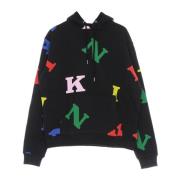 Karl Kani Retro Logo Hoodie Svart Multi Black, Herr