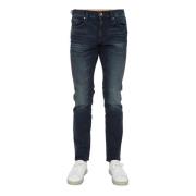 Armani Exchange Denim Blå Ficka Snygga Jeans Blue, Herr