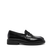 ASH Svart Mörk Gun High Loafers Black, Dam