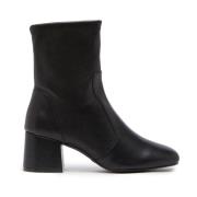 Stuart Weitzman Snygga Svarta Booties Sc669Blk Black, Dam