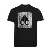 Moose Knuckles Svart Igneous Tee - Stilfull Skjorta Black, Herr