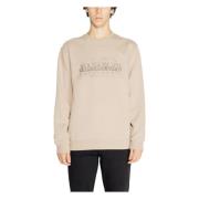 Napapijri Herr Sweatshirt Höst/Vinter Kollektion Beige, Herr