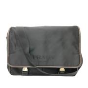 Prada Vintage Pre-owned Tyg prada-vskor Black, Dam