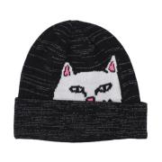 Ripndip Reflekterande Beanie med Lord Nermal Black, Unisex