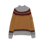 Ermanno Scervino Intarsia Stickad Tröja Multicolor, Dam