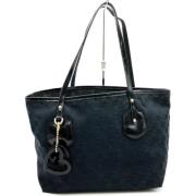 Gucci Vintage Pre-owned Canvas totevskor Black, Dam