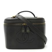 Chanel Vintage Pre-owned Laeder chanel-vskor Black, Dam