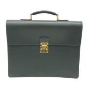 Louis Vuitton Vintage Pre-owned Laeder portfljer Green, Herr