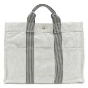 Hermès Vintage Pre-owned Canvas handvskor Gray, Dam