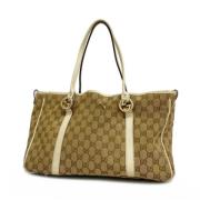 Gucci Vintage Pre-owned Canvas totevskor Brown, Dam