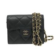 Chanel Vintage Pre-owned Laeder chanel-vskor Black, Dam