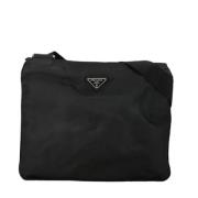 Prada Vintage Pre-owned Nylon prada-vskor Black, Dam