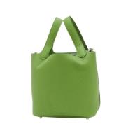 Hermès Vintage Pre-owned Laeder handvskor Green, Dam