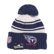 New Era Tennessee Titans Pom Pom Beanie Hat Multicolor, Herr