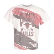 Mitchell & Ness Chicago Bulls Paintbrush Tee Multicolor, Herr