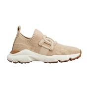 Tod's Kate Slip-on Sneakers i Tyg Beige, Dam