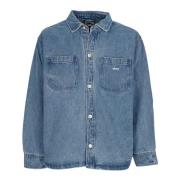 Obey Winston Skjortjacka Ljus Indigo Blue, Herr