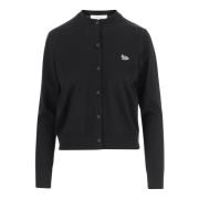 Maison Kitsuné Stilren Svart Jacka Black, Dam