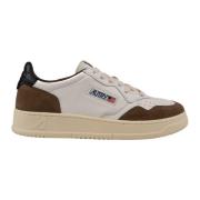 Autry Herr Vit/Brun Läder Sneakers White, Herr