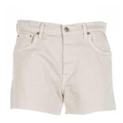 Replay Beige Butter Shorts Casual Stil Beige, Dam