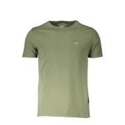 Aeronautica Militare Grön Herr Vändbar T-shirt Kortärmad Green, Herr