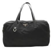 Prada Vintage Pre-owned Nylon prada-vskor Black, Dam