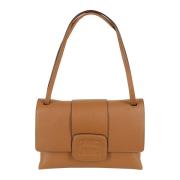 Hogan Präglad Medium Crossbody Väska Brown, Dam