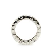 Bvlgari Vintage Pre-owned Metall ringar Gray, Dam