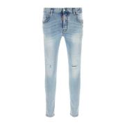 Dsquared2 Super Twinky Stretch Denim Jeans Blue, Herr