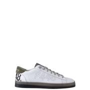 P448 Vit Grön Sneakers F24jackc-m White, Herr