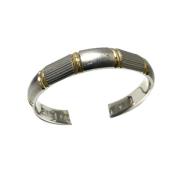 Celine Vintage Pre-owned Platina ringar Gray, Herr