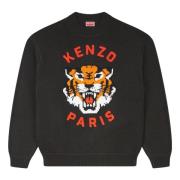 Kenzo Lucky Tiger Ulltröja Black, Herr