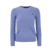 Polo Ralph Lauren Rundhalsad stickad tröja Blue, Dam