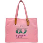 Coach Pre-owned Pre-owned Canvas totevskor Pink, Dam