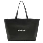 Balenciaga Vintage Pre-owned Laeder totevskor Black, Dam