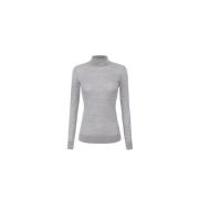 Elisabetta Franchi Stilren Stickad Topp Gray, Dam