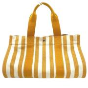 Hermès Vintage Pre-owned Bomull totevskor Orange, Dam