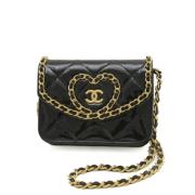 Chanel Vintage Pre-owned Laeder chanel-vskor Black, Dam