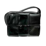 Bottega Veneta Vintage Pre-owned Laeder axelremsvskor Black, Dam