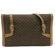 Gucci Vintage Pre-owned Canvas gucci-vskor Brown, Dam