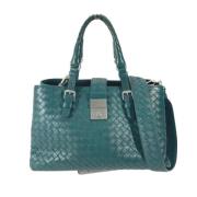 Bottega Veneta Vintage Pre-owned Laeder handvskor Green, Dam