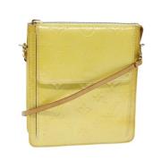 Louis Vuitton Vintage Pre-owned Laeder kuvertvskor Yellow, Dam