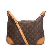 Louis Vuitton Vintage Pre-owned Tyg louis-vuitton-vskor Brown, Dam